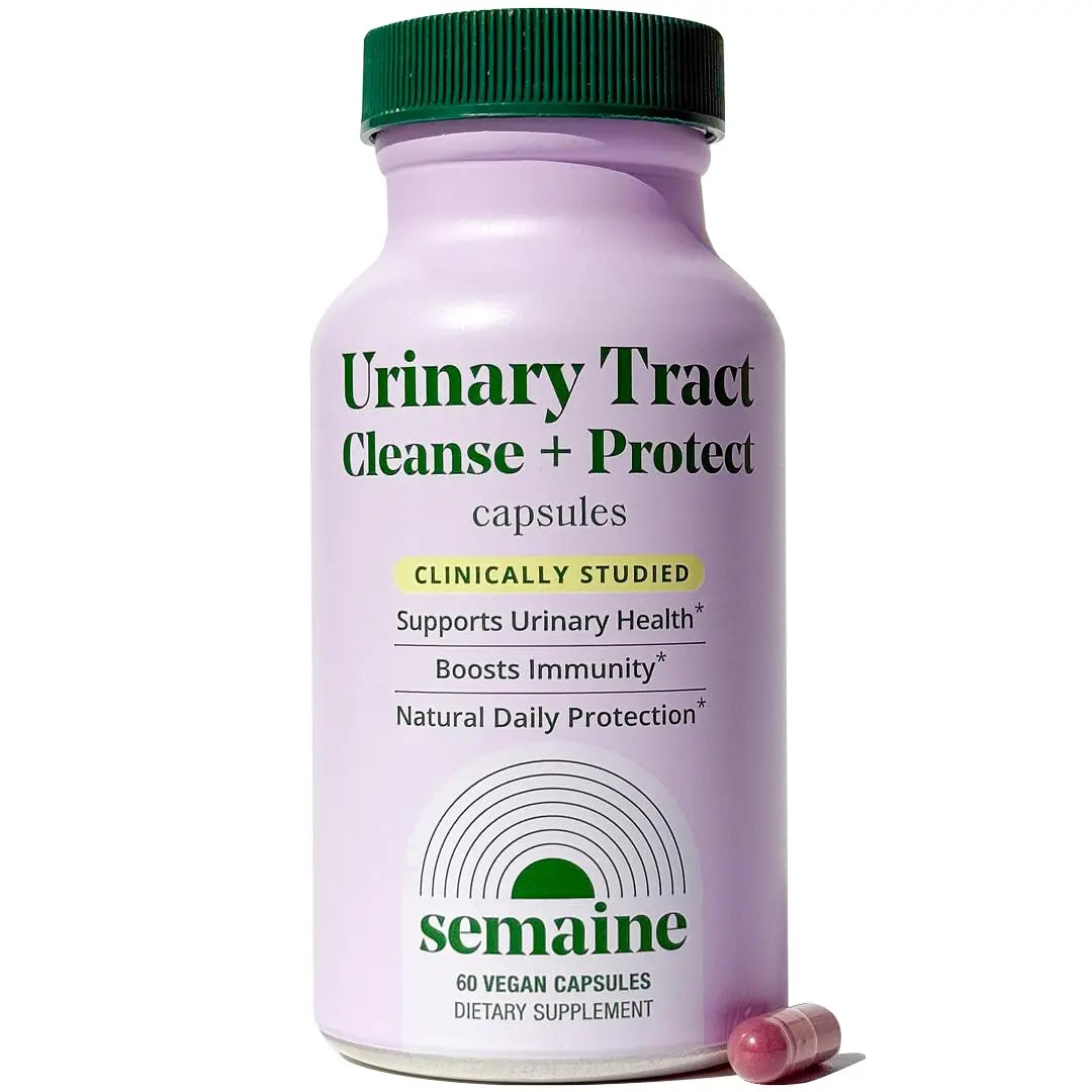 Semaine Urinary Tract Cleanse & Protect – 60 ct, Bladder Support Supplement for Women, Flushes Urinary Tract. Combines Cranberry Proanthocyanidins with Hibiscus Semaine uk supplements