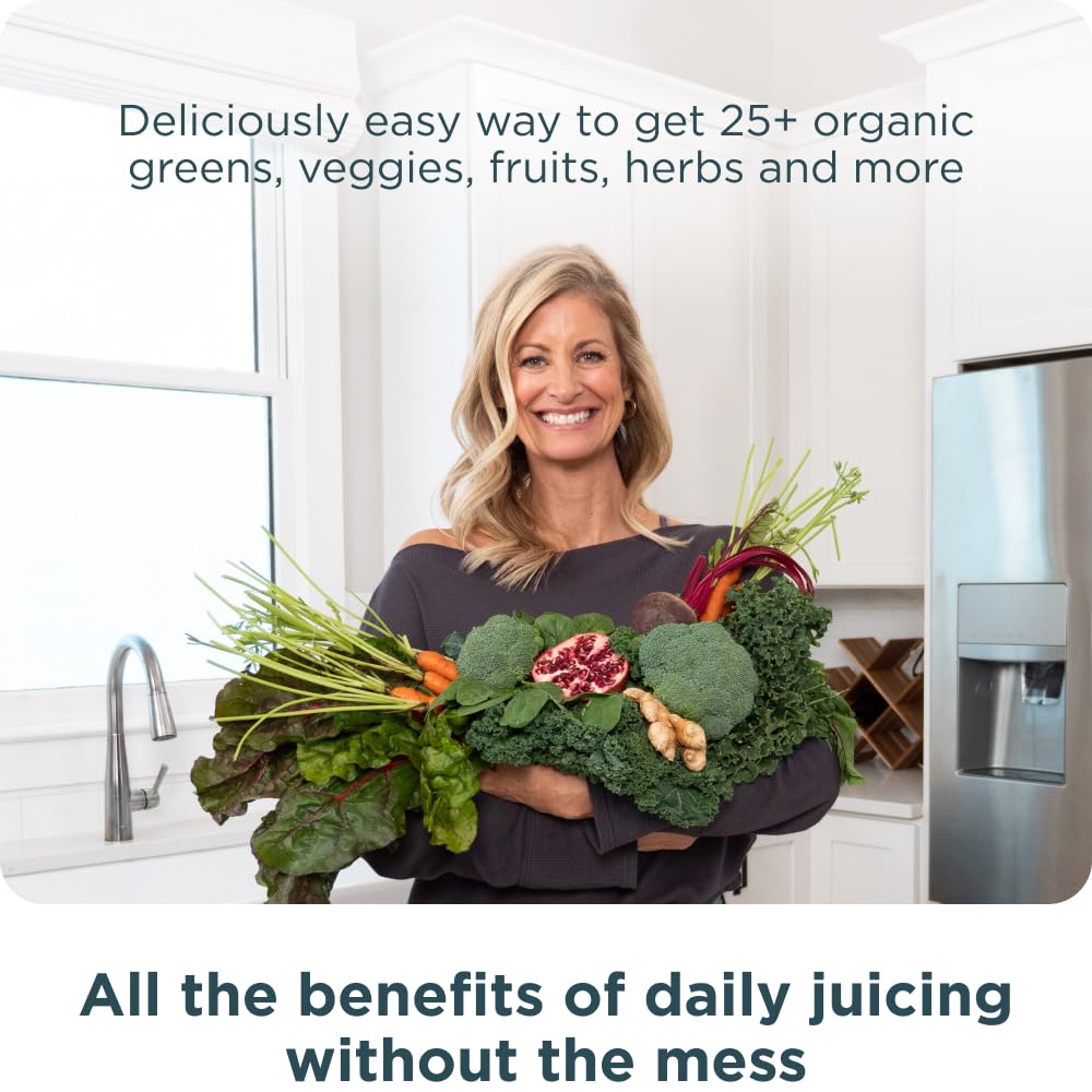 Ancient Nutrition SuperGreens Powder with Probiotics, Organic Berry Flavor Greens, Made from Real Fruits, Vegetables and Herbs, Digestive and Energy Support, 25 Servings, 6.7oz Ancient Nutrition uk supplements