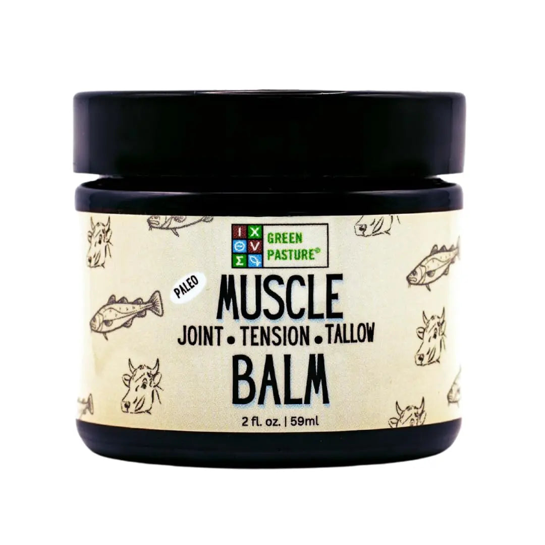 Green Pasture Muscle Balm (Muscle Balm, 2, Fl Oz), Cream Green Pasture uk supplements