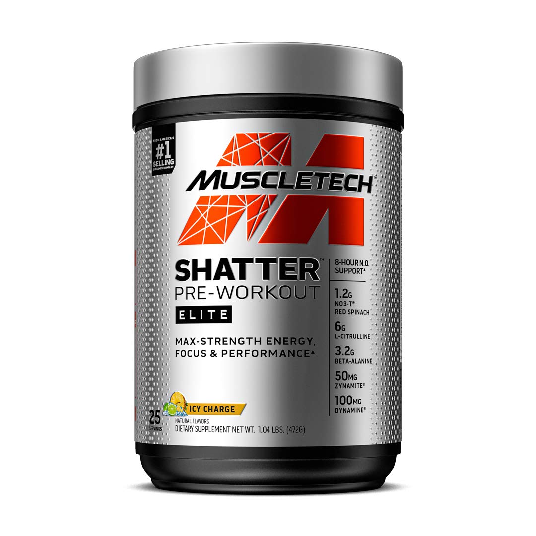 Pre Workout for Men & Women | MuscleTech Shatter Elite Pre-Workout | Preworkout Energy MuscleTech uk supplements