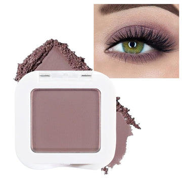 evpct Mauve Taupe Plum Matte Single Eye Shadow Palette Makeup for Older Women, Plum Lavender Purple Natural Cream Eyeshadow Palette for Green Eyes, High Pigment Mini Monochrome Eyeshadow evpct uk supplements