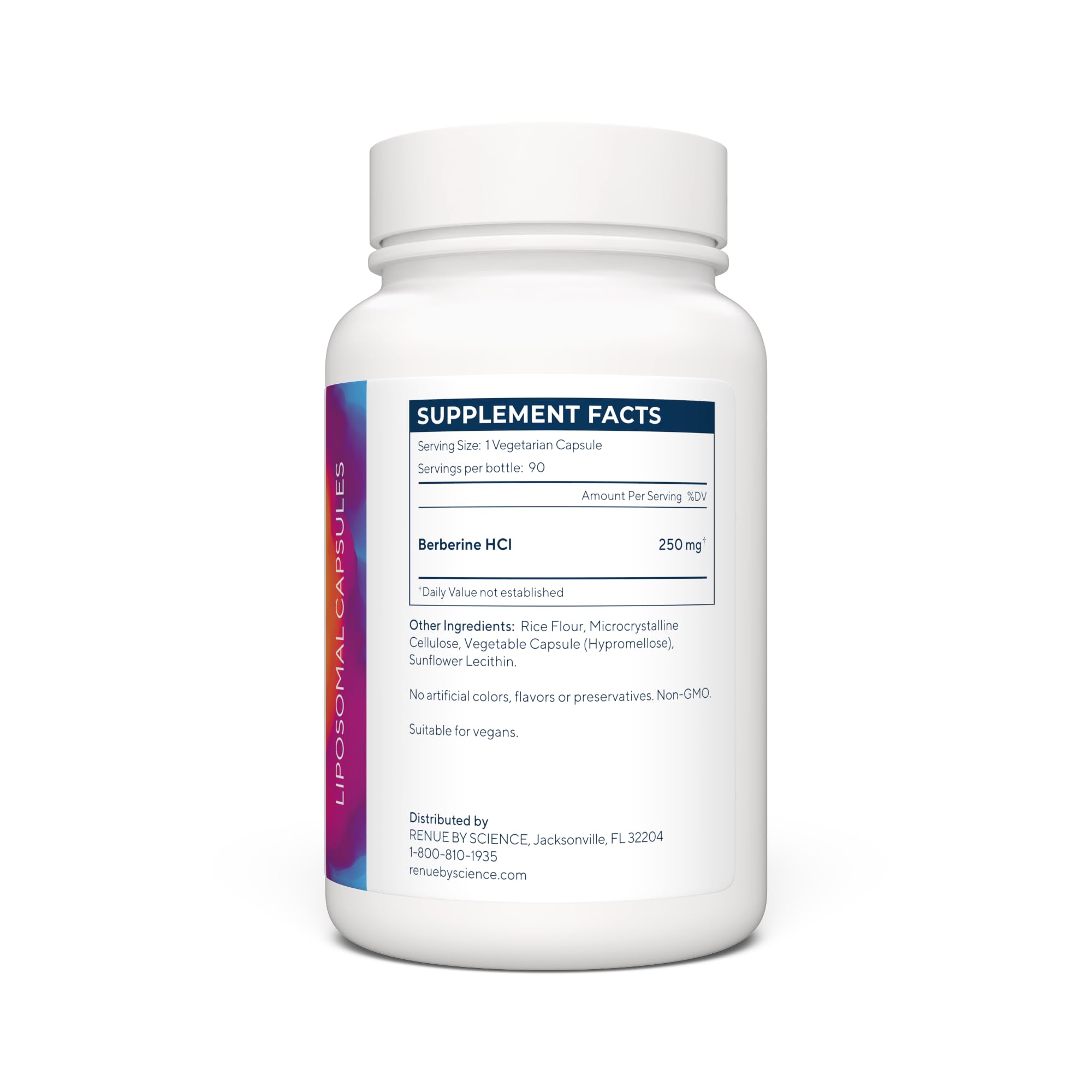 Renue By Science Berberine | 90 Berberine Supplement Capsules - 250mg Berberine per Serving | Bioavailable Formula for Increased Absorption | Non-GMO & Allergen Free | Manufactured in The USA Renue By Science uk supplements