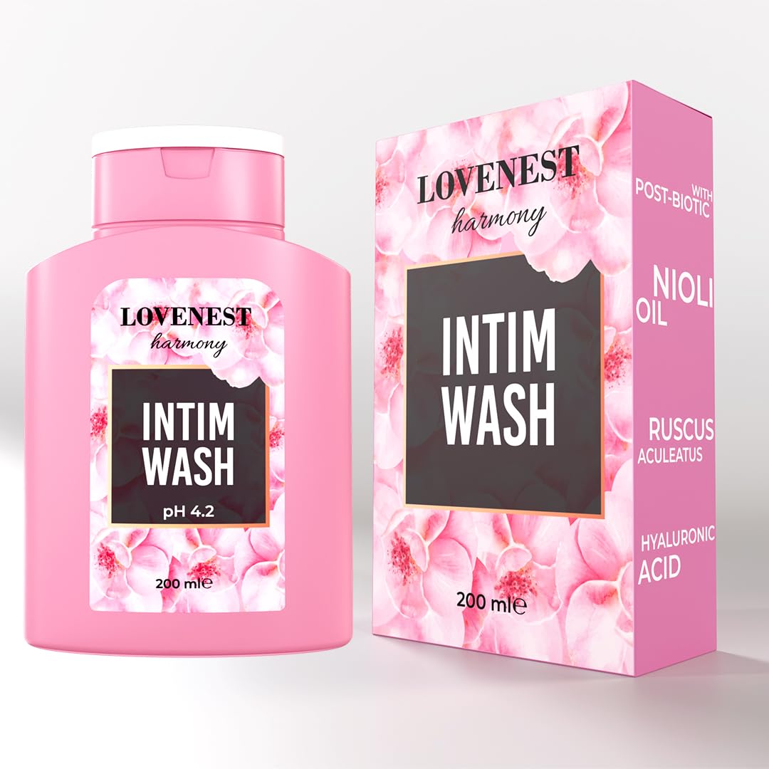 Lovenest Intimate Wash for Women – pH Balanced, Odor Control, Postbiotic Formula – Hypoallergenic, Paraben-Free, Derma-Tested Feminine Hygiene Wash 200 mL by Marqueens Beauty MARQUEENSBEAUTY uk supplements