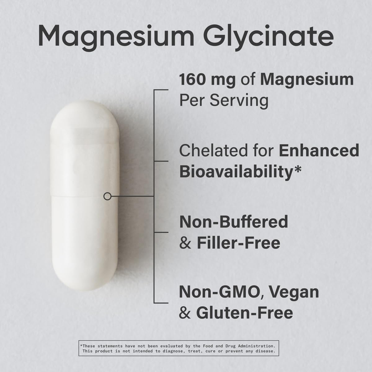 Sports Research® Magnesium Glycinate - Supports Restful Sleep & Enzymatic Processes - 160 mg Chelated Magnesium - Vegan Capsule - 90 Count Sports Research uk supplements