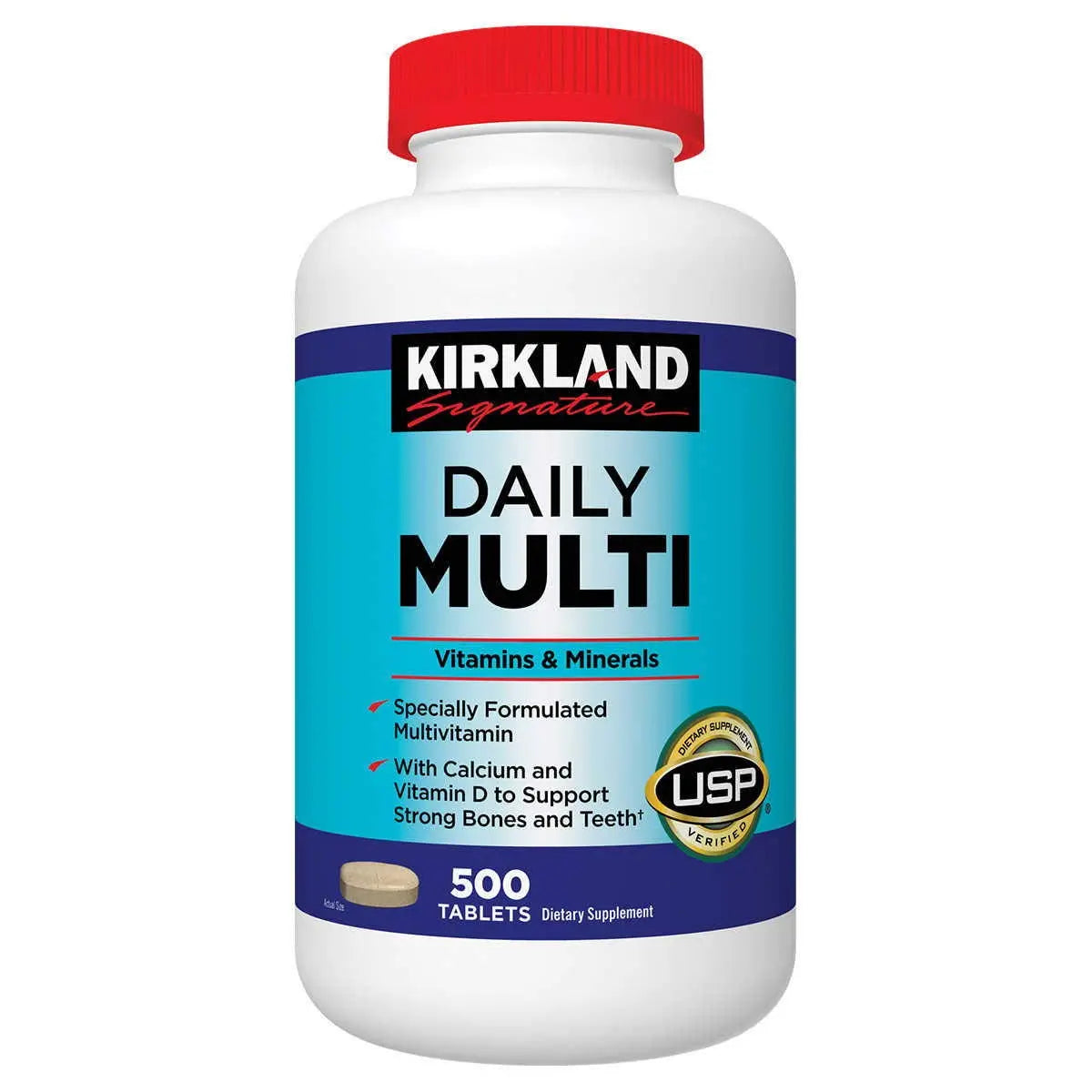 Kirkland Signature Daily Multi, 500 Tablets (2 Pack) KIRKLAND uk supplements