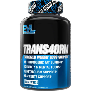 EVL Thermogenic Fat Burner Support - Fast Acting Weight Loss Energy and Appetite Evlution uk supplements