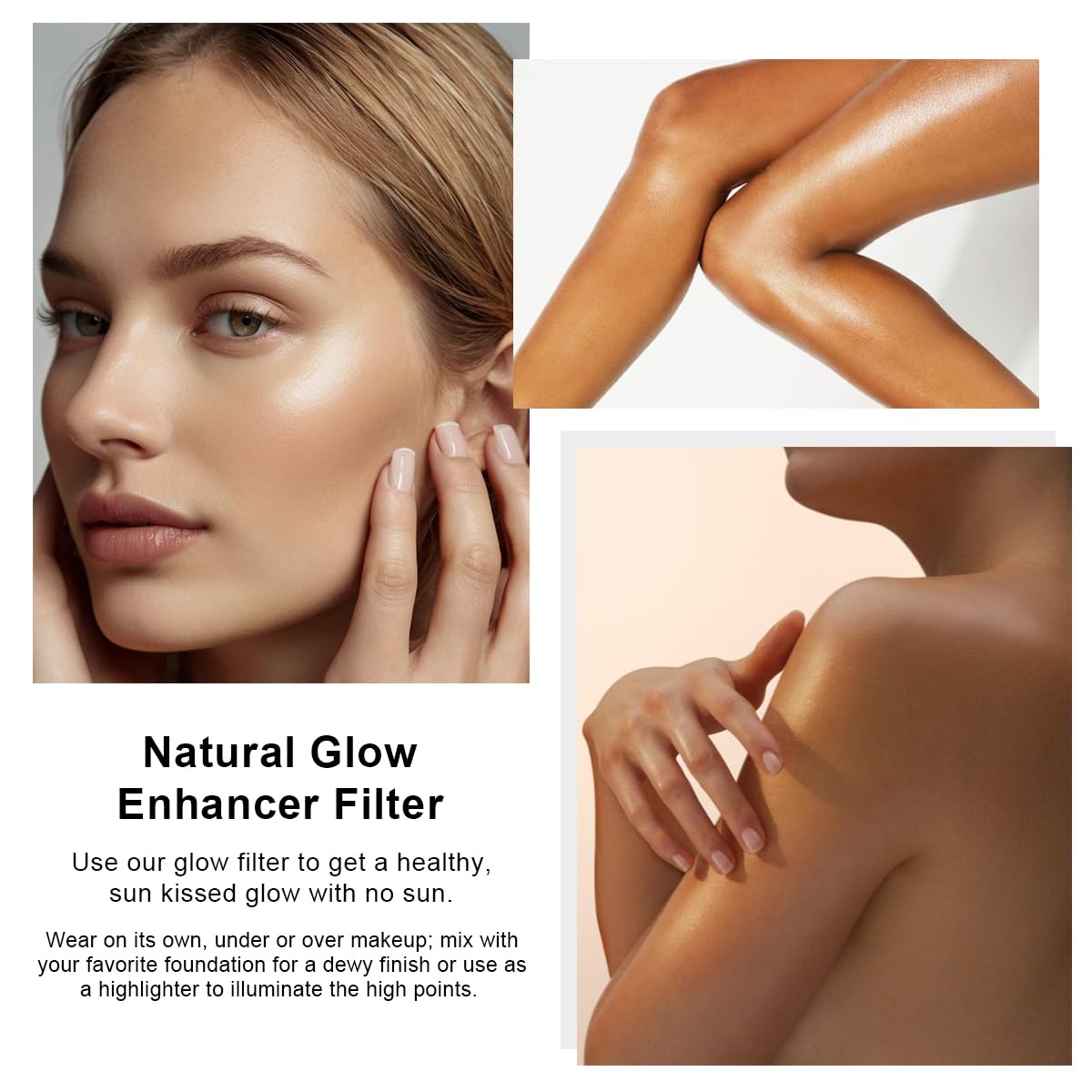 PHOERA Skin Glow Tint Foundation,Natural Radiant Flawless Filter Effect Silk Perfect Illuminating Foundation. (03 Medium) Meifen uk supplements
