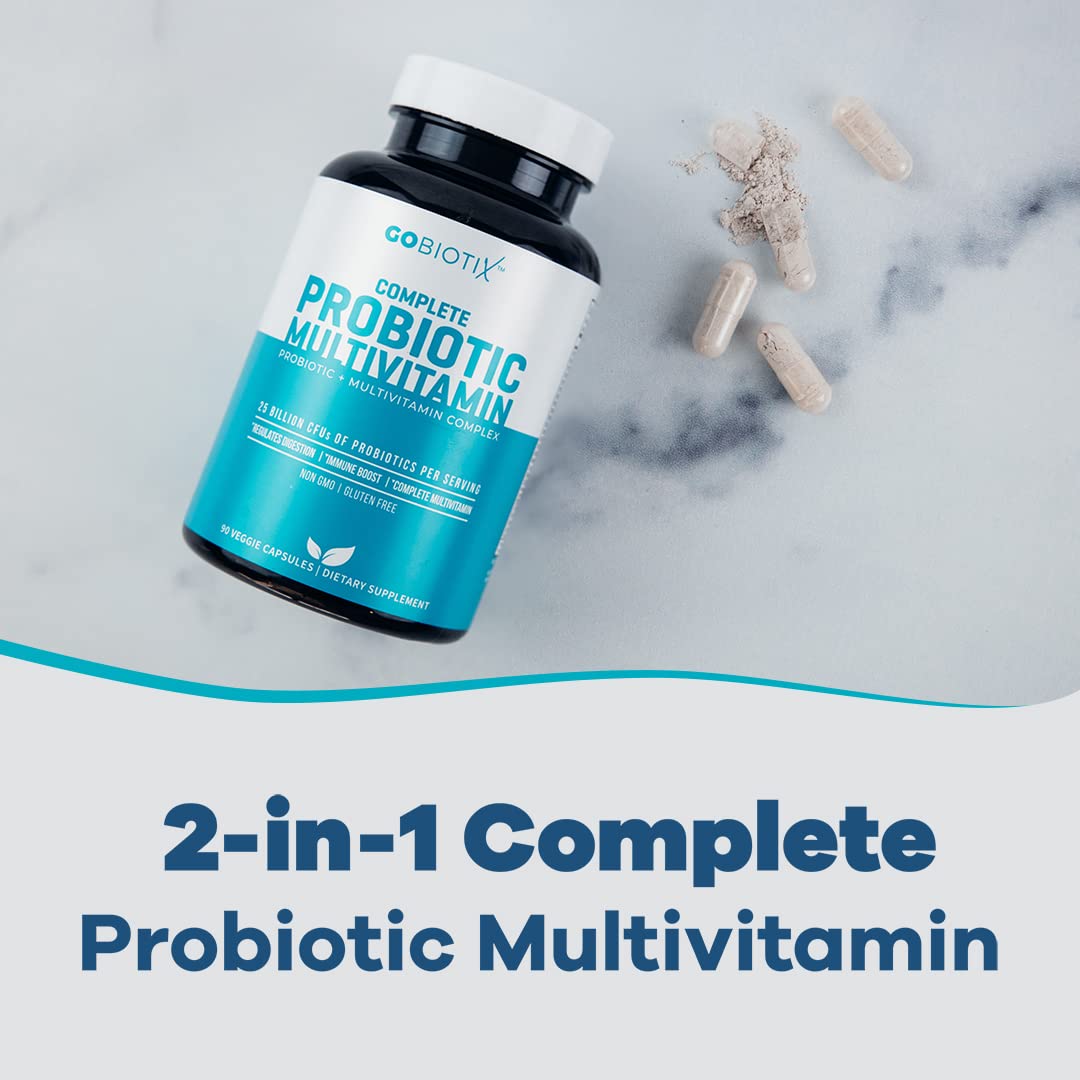 GOBIOTIX Probiotic Multivitamin Supplement - Daily Multivitamins with Probiotics GOBIOTIX uk supplements