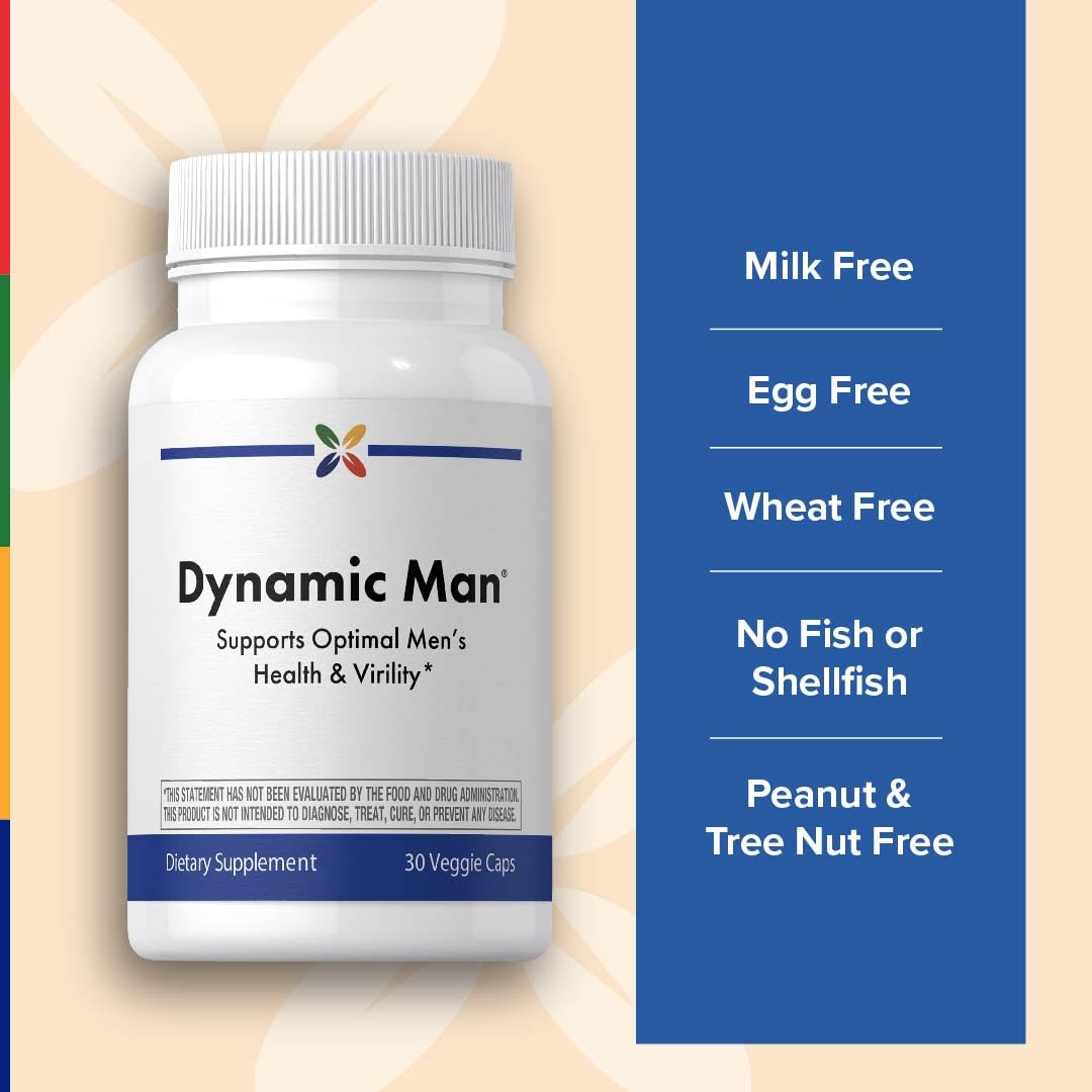 Stop Aging Now - Dynamic Man - Complex Supplement - 30 Vegetarian Capsules Stop Aging Now uk supplements