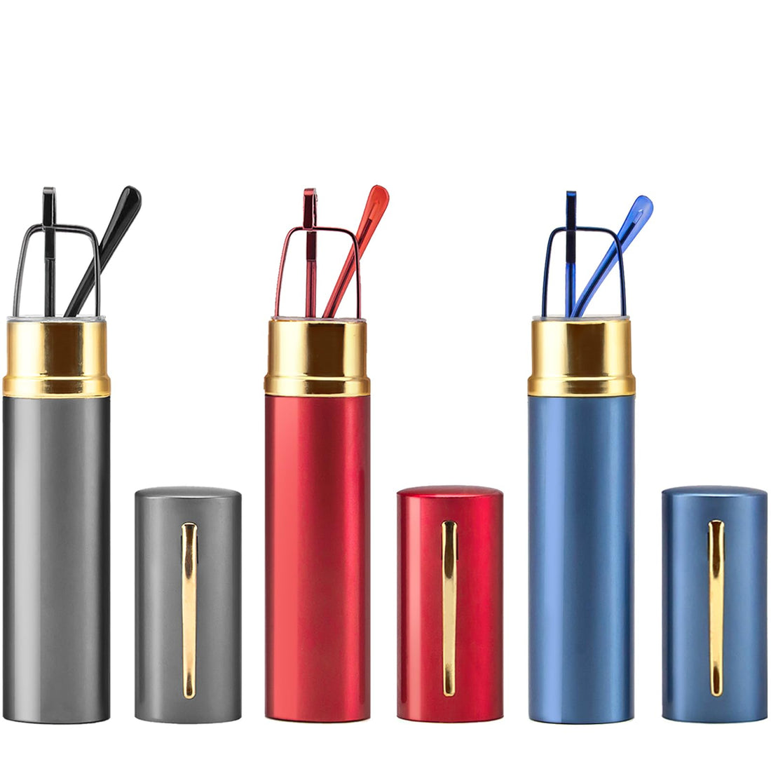 REAVEE 3 Pack Slim Pen Reading Glasses Small Tube Stylish Readers for Women Men REAVEE uk supplements