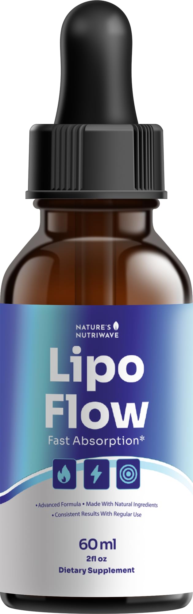 Lipo Flow – Daily Botanical Supplement with Pineapple, Beet Root & Hibiscus – Clean, Stimulant-Free Formula – GMP-Certified, Non-GMO, Made in USA - 60ml, 60 Servings, 1 Month Supply Nature’s NutriWave uk supplements