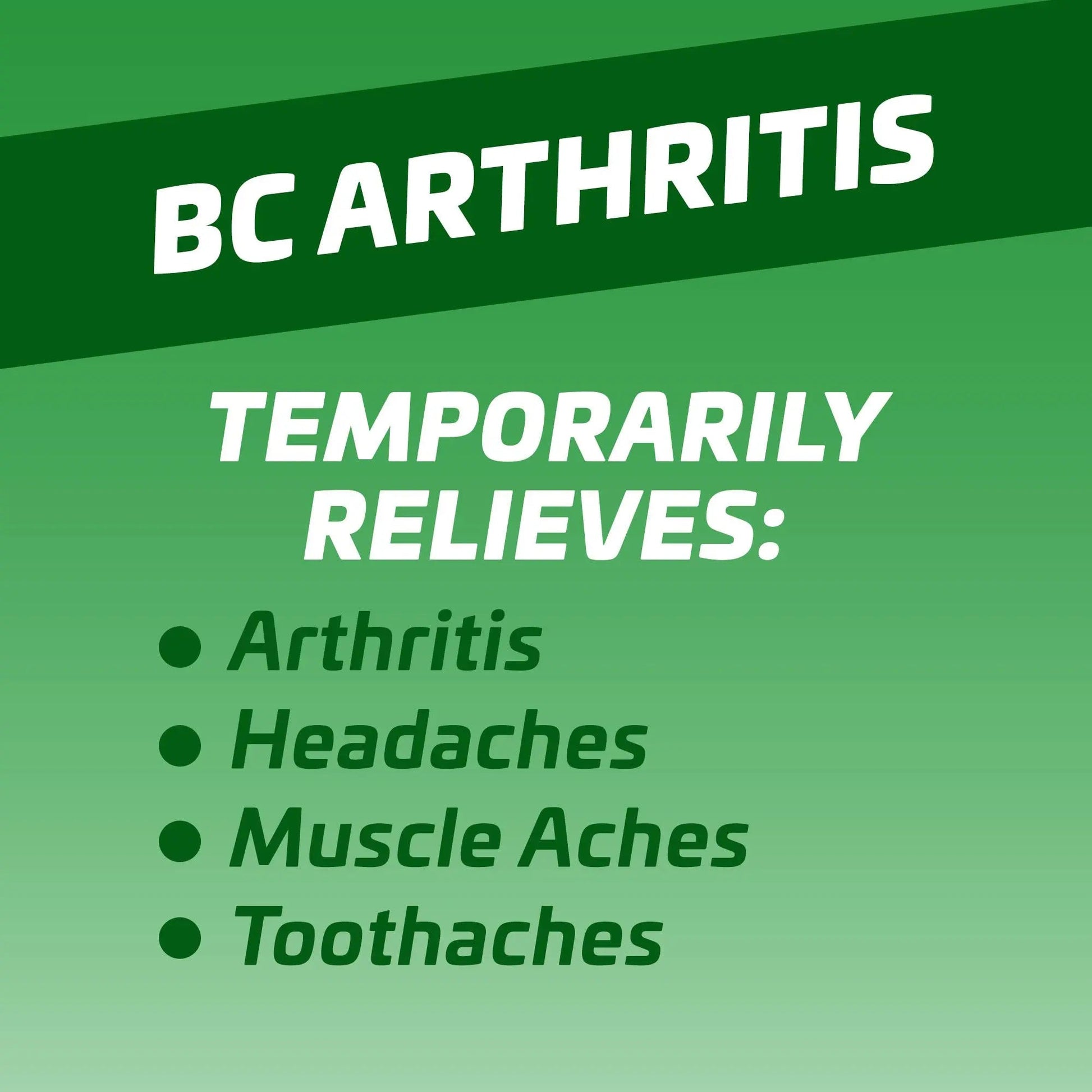 BC Pain Relief Powder, Arthritis Pain, 50 ct (Pack of 1) BC uk supplements