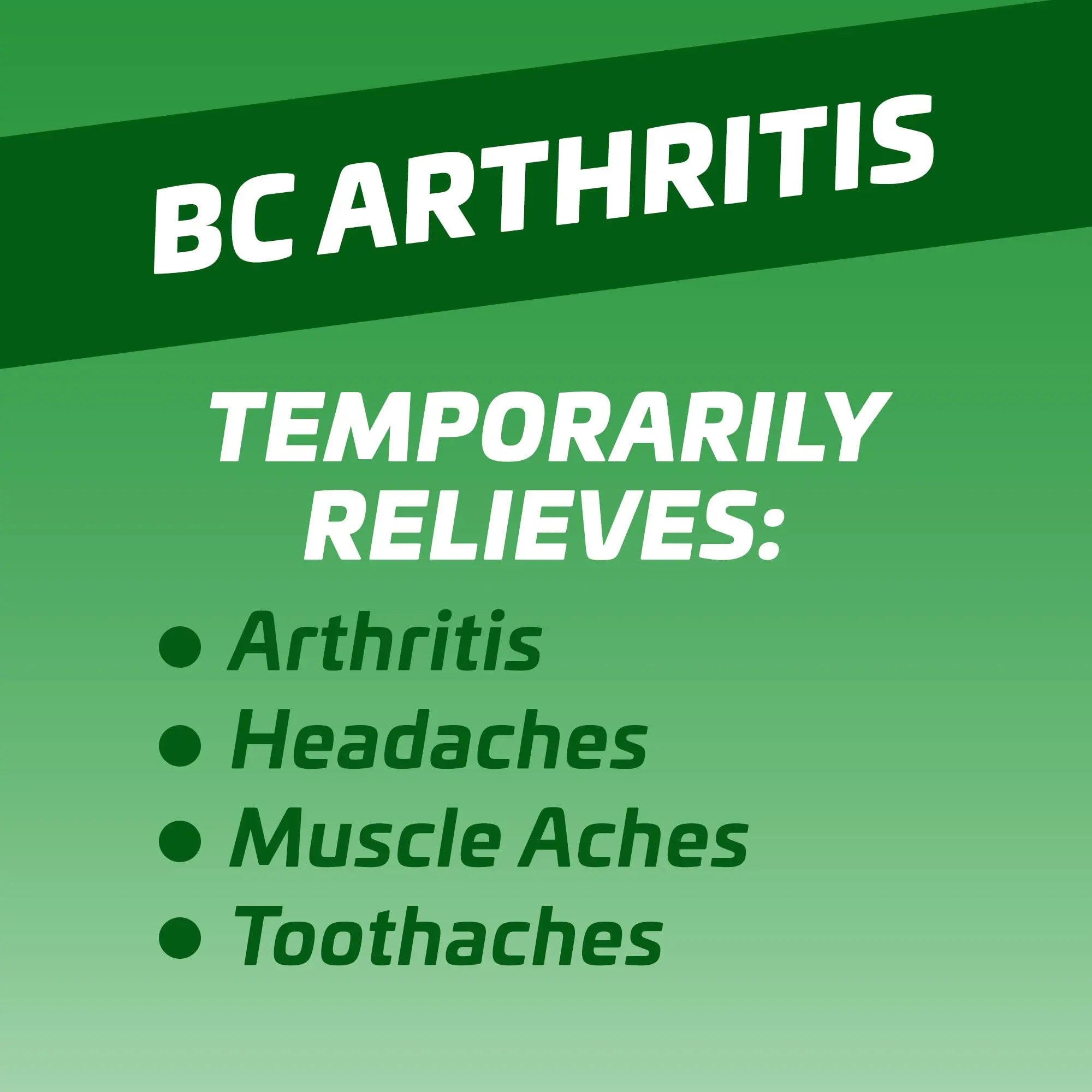 BC Pain Relief Powder, Arthritis Pain, 50 ct (Pack of 1) BC uk supplements
