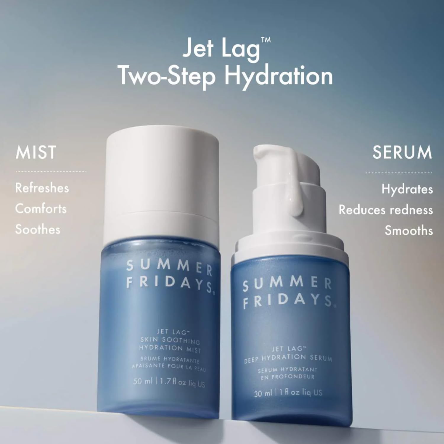 Summer Fridays Jet Lag Skin Soothing Hydration Face Mist - Ultra-Fine Facial Spray & Hydrating Mist to Comfort, Soothe & Help Provide Protective Moisture Barrier Support for Glowing Skin (1.7 Fl Oz) Summer Fridays uk supplements