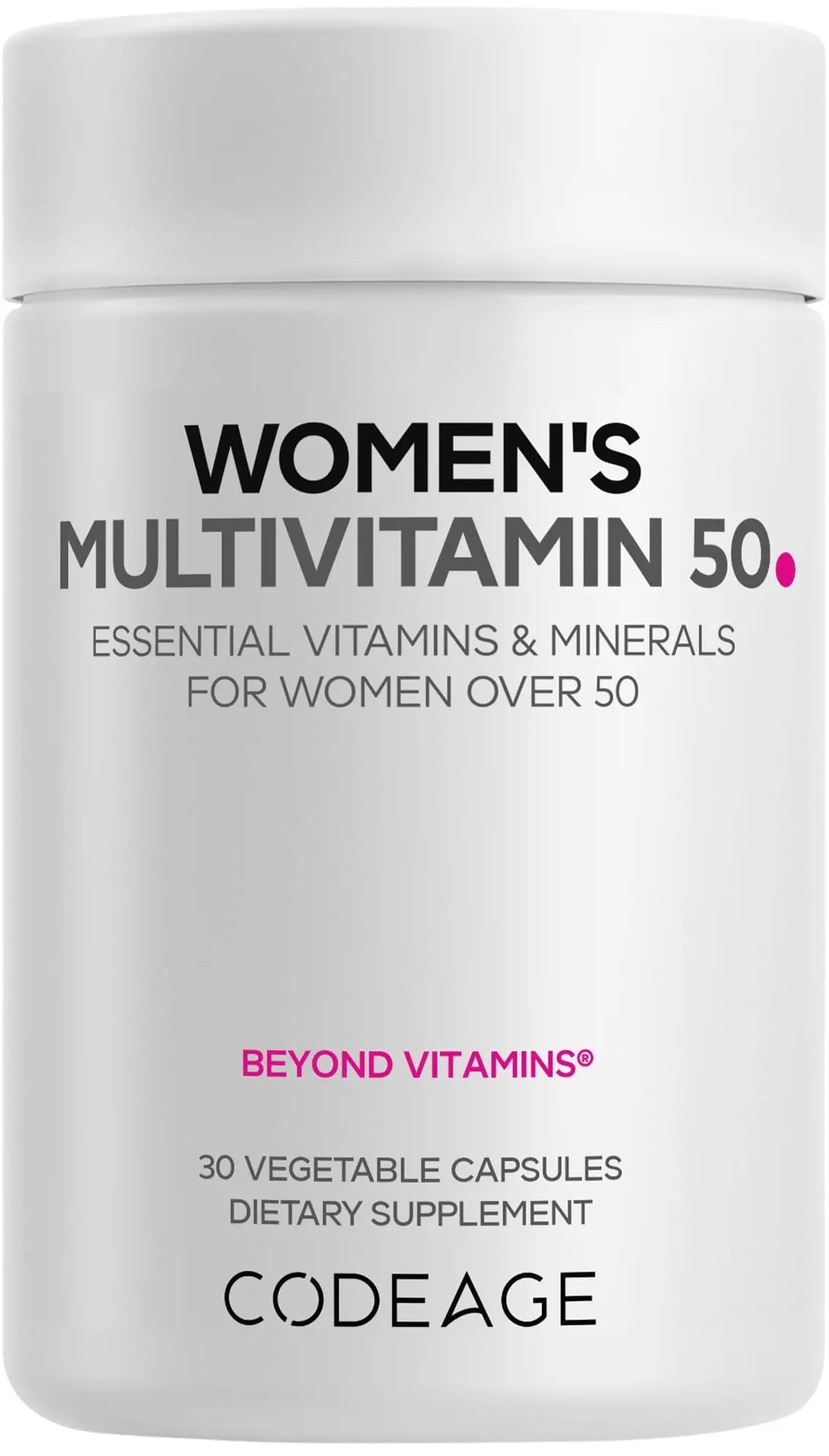 Codeage Women’s Multivitamin 50 - Essential Vitamins for Women Over 50, Methylated Folate, Magnesium, Selenium, Vitamin B6, B12, D3 Antioxidants Codeage uk supplements