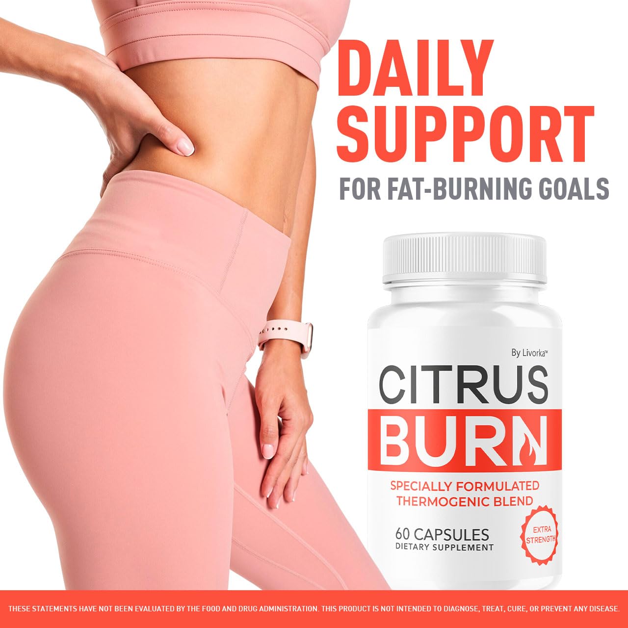 Citrus Burn Capsules - Official CitrusBurn Pills Supplement Support All Natural Ingredients Advanced Formula Premium Multivitamin for Overall Health & Wellness, 60 Capsules for 1 Month LIVORKA uk supplements