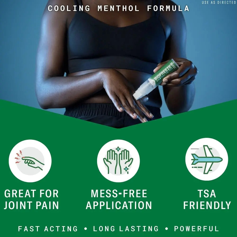 Biofreeze Precision Pain Relief Pen, Arthritis Pain Reliever, Mess-Free Cooling Joint Pain Relief, Menthol Pain Relief Liquid 1.15 Fl Oz Biofreeze uk supplements