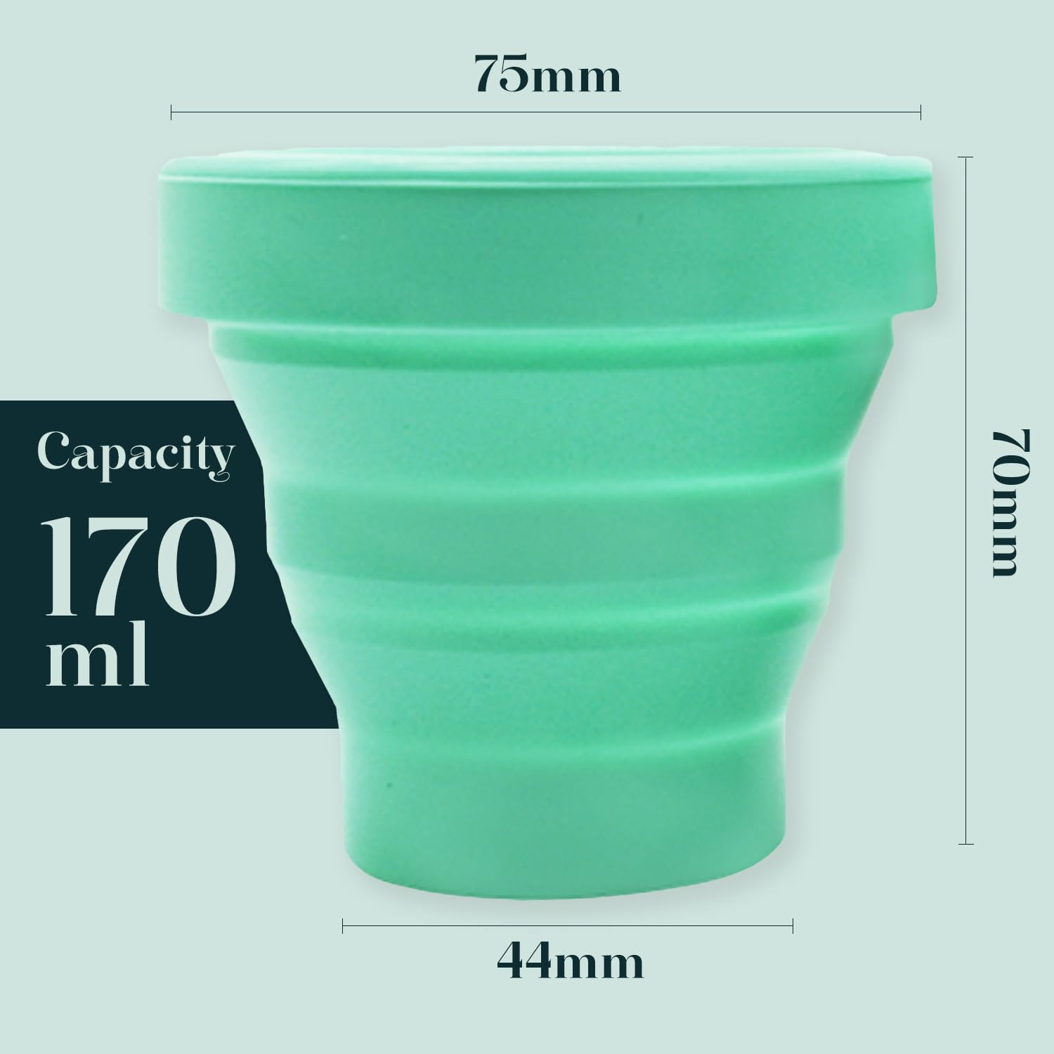 SHORDY Menstrual Case Holder for Sterilization, Collapsible Silicone Container - Boil, Sterilize SHORDY uk supplements