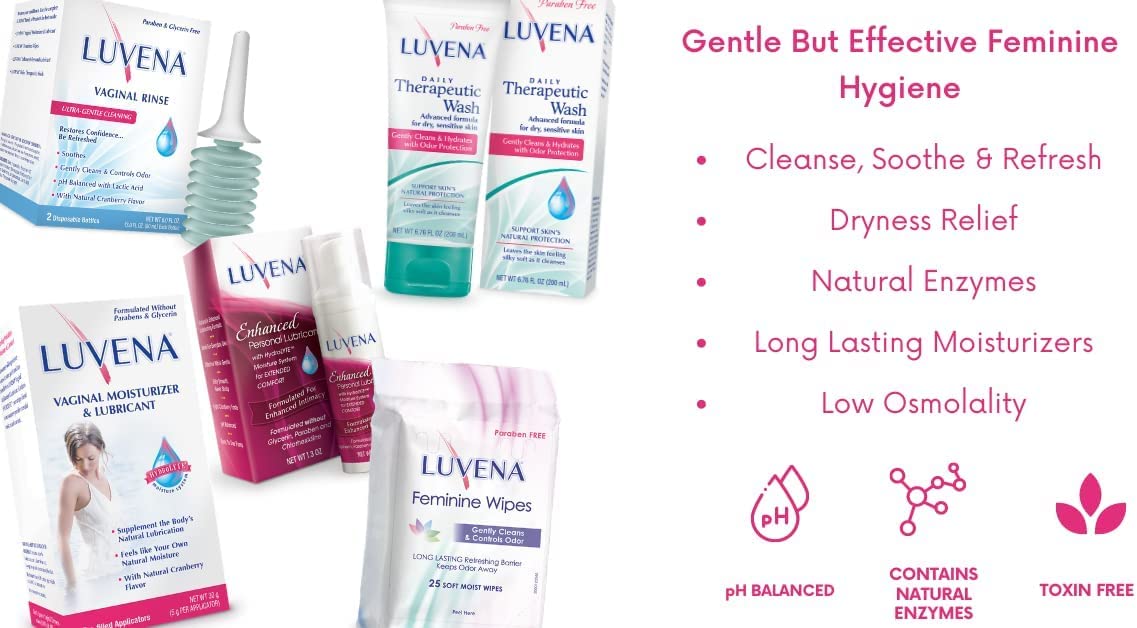 Luvena Moisturizer - Vaginal Moisturizer & Menopause Support for Women - Feminine Intimate LUVENA uk supplements