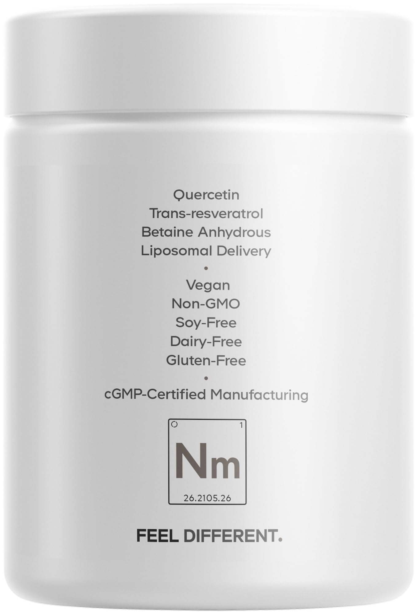 Codeage Liposomal NMN Platinum - 500 mg NMN Supplement, Nicotinamide Mononucleotide, NAD Precursor - Quercetin, Resveratrol, Betaine TMG, Vitamin B2 Riboflavin & Vitamin B12 - Non-GMO - 90 Capsules Codeage uk supplements