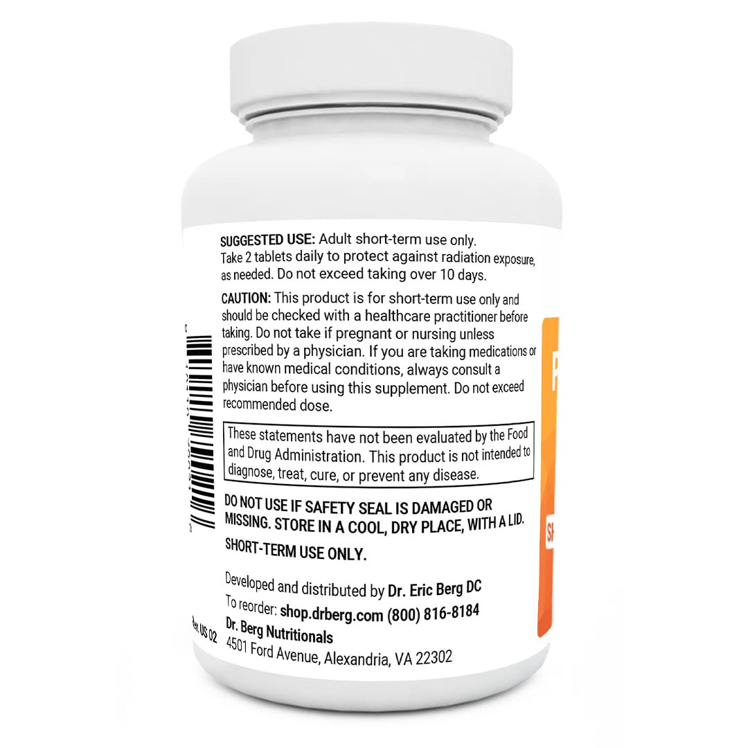 Dr. Berg's Incredible Potassium Iodide Tablets - Now 120 Tablets with a Smaller Easy Dr. Berg Nutritionals uk supplements
