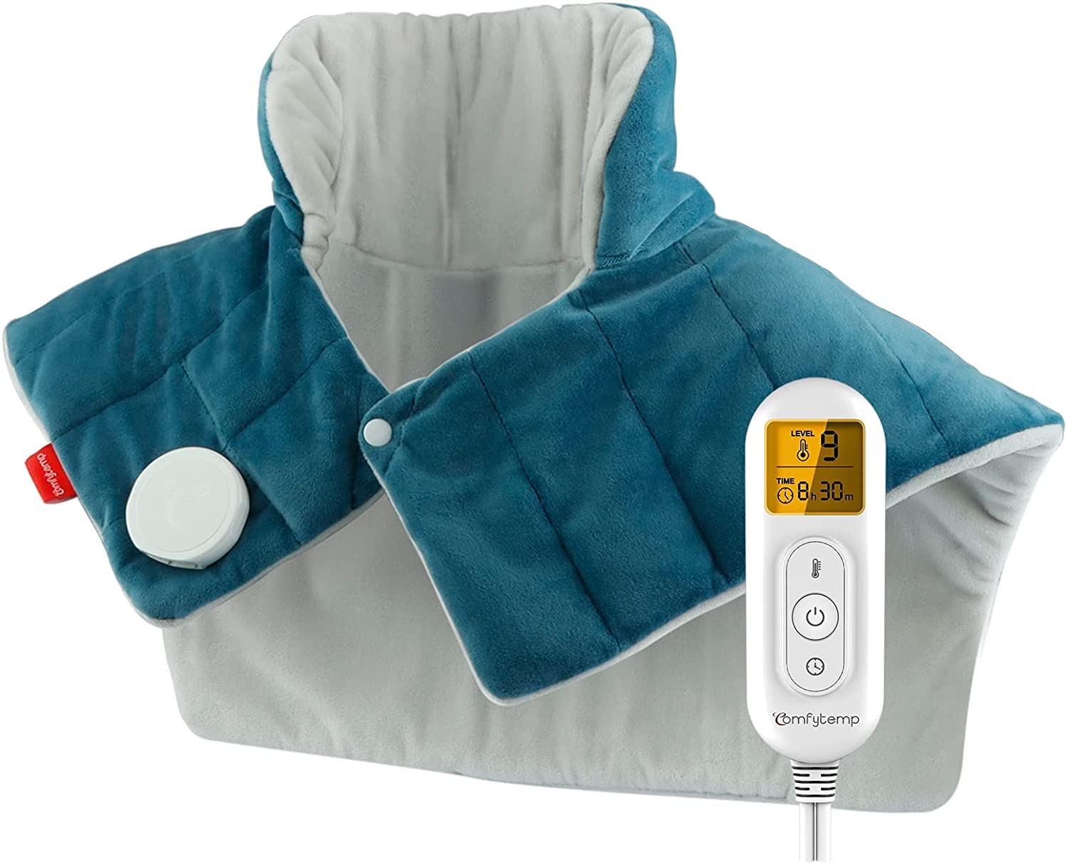 Weighted Heating Pad for Neck and Shoulders, Comfytemp 2.2lb Large Electric Heated Neck Comfytemp uk supplements