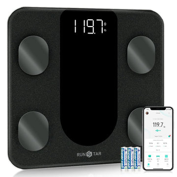 RunSTAR Smart Scale for Body Weight, Digital Bathroom Scale BMI Weighing Body Fat Scale runstar uk supplements