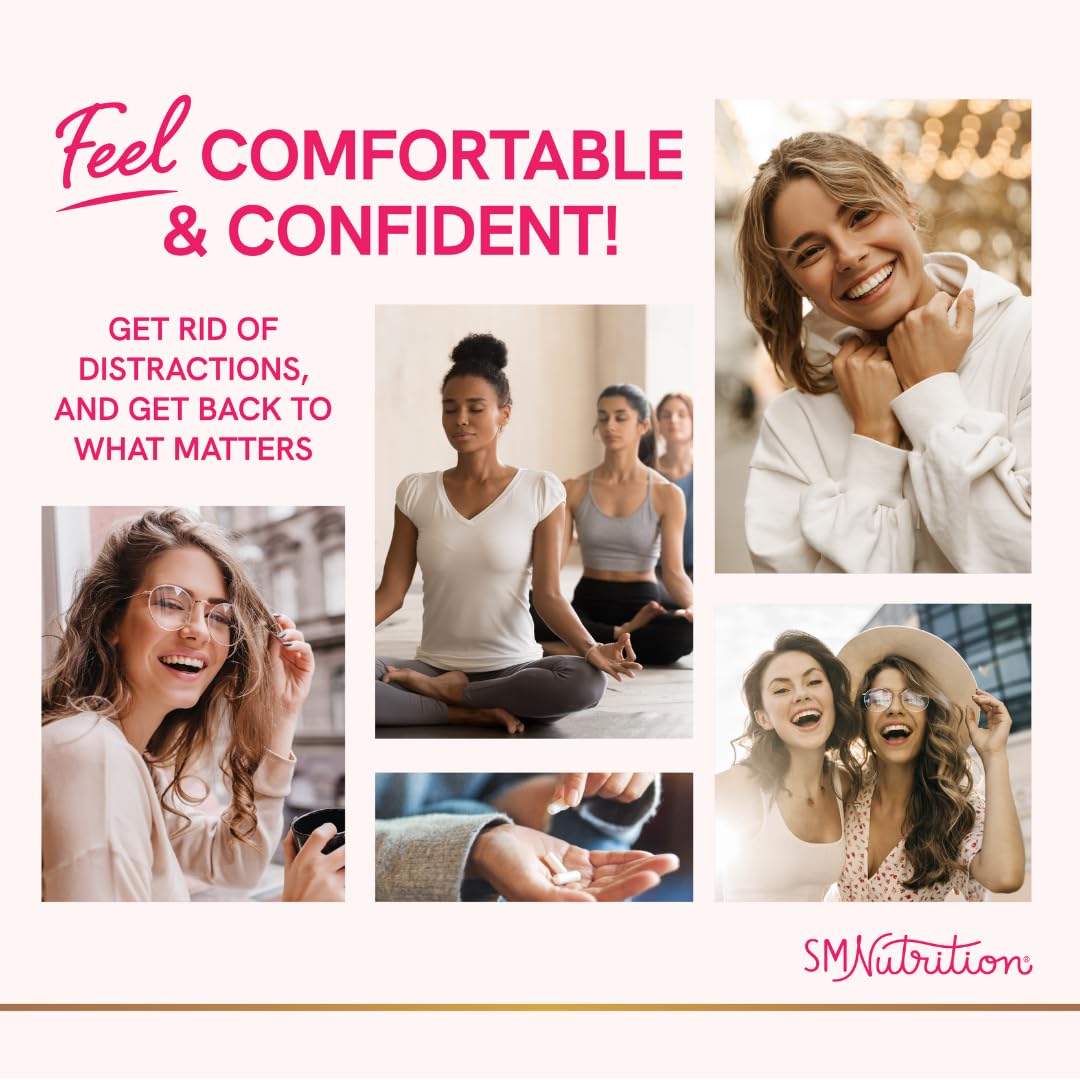 Boric Acid Suppositories for Women | 600mg | for pH Balance, Vaginal Odor & Itching | Feminine Hygiene SMNutrition uk supplements