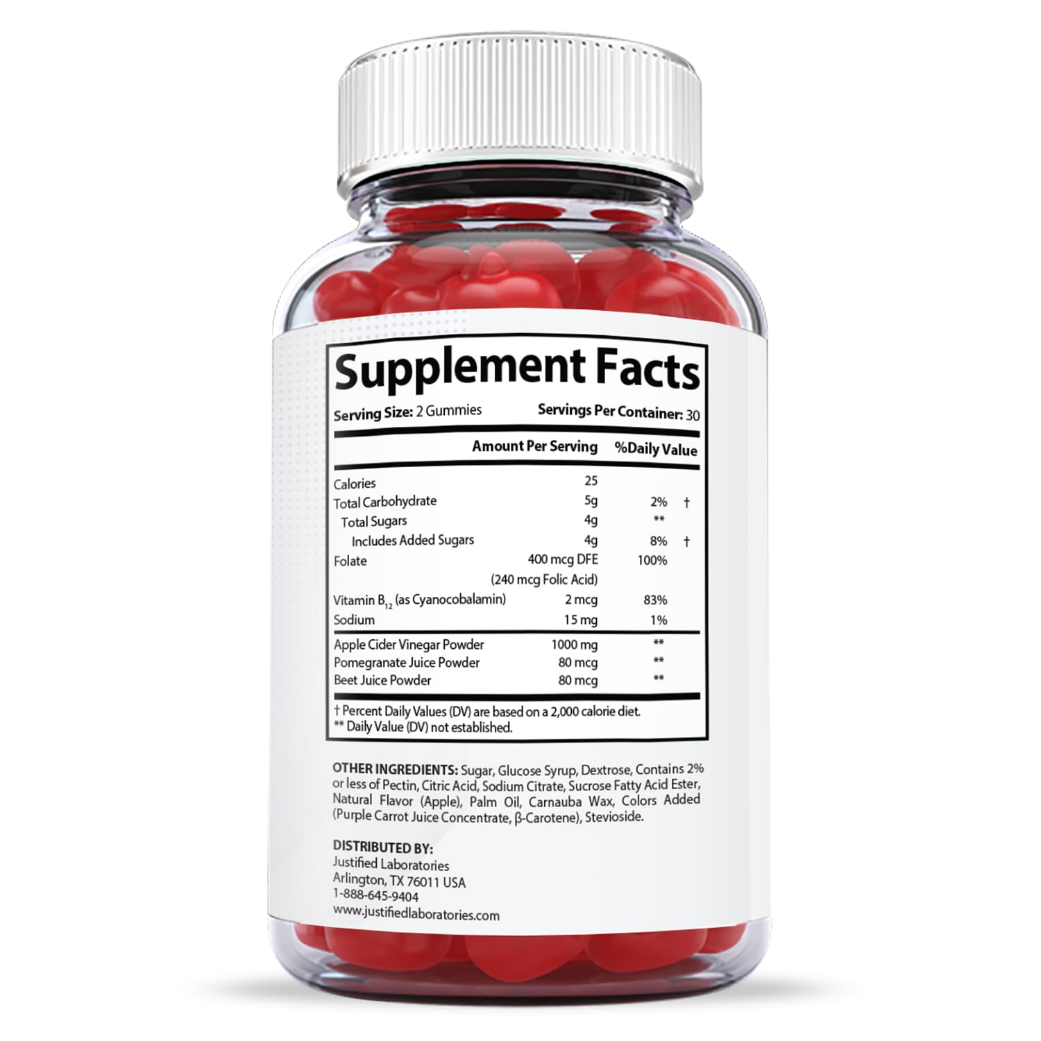 Justified Laboratories (3 Pack X Slim Keto ACV Gummies 1000MG Xslim Vegan Non GMO Justified Laboratories uk supplements