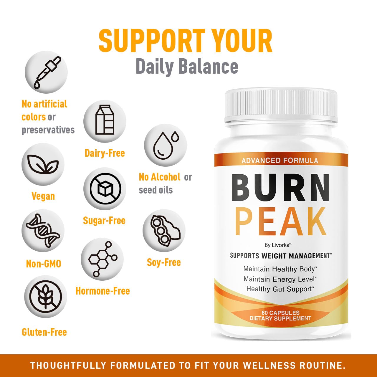 (2 Pack) Burn Peak Capsules - Official BurnPeak Weight Pills Advanced Premium Support, All Natural Burn Peak Pink Salt Trick Supplement for Overall Health & Wellness Reviews, 120 Capsules for 2 Months pharmagetics uk supplements