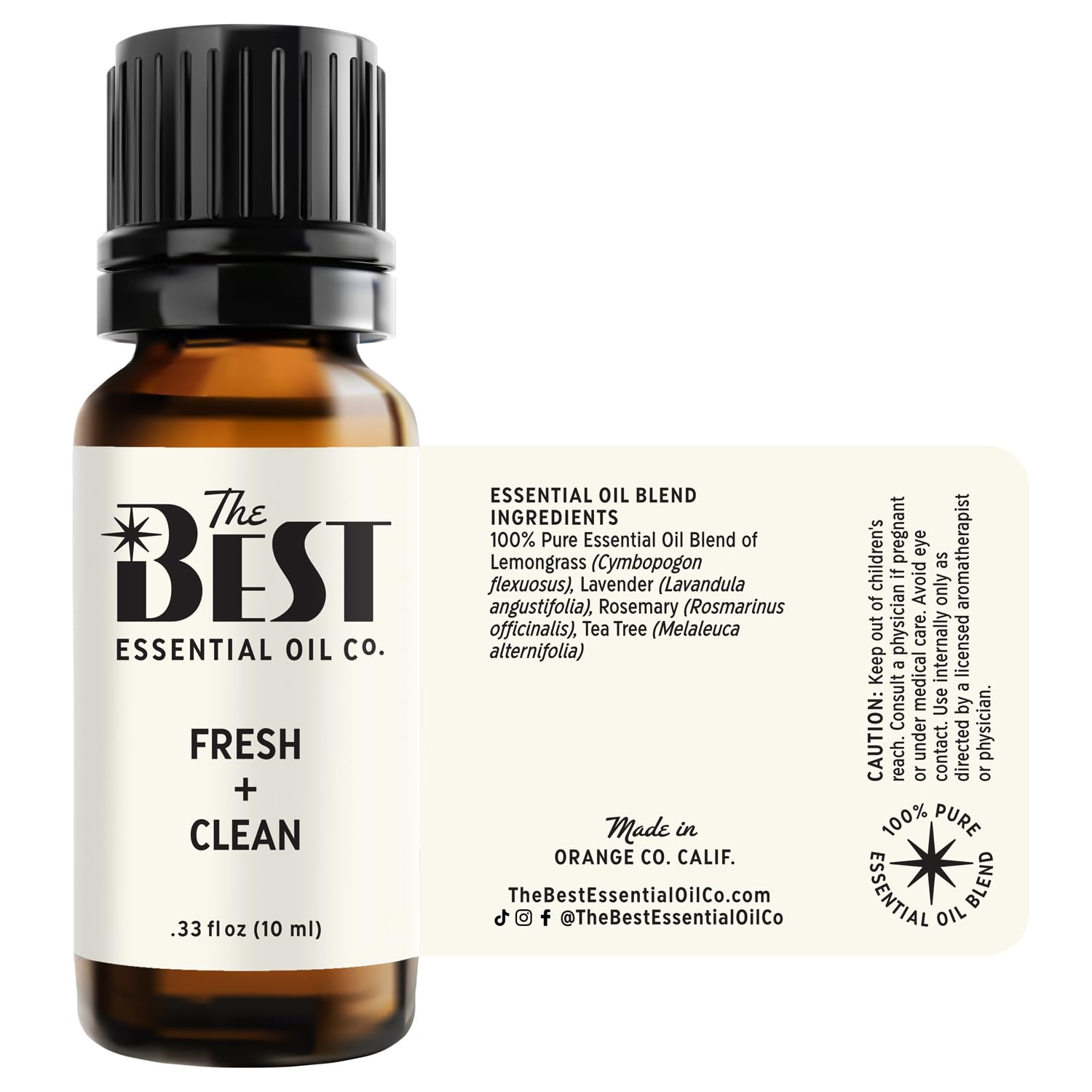 The Best Fresh + Clean Essential Oil Blend- Premium Grade- 100% Pure & Natural for Aromatherapy The Best Essential Oil Co uk supplements