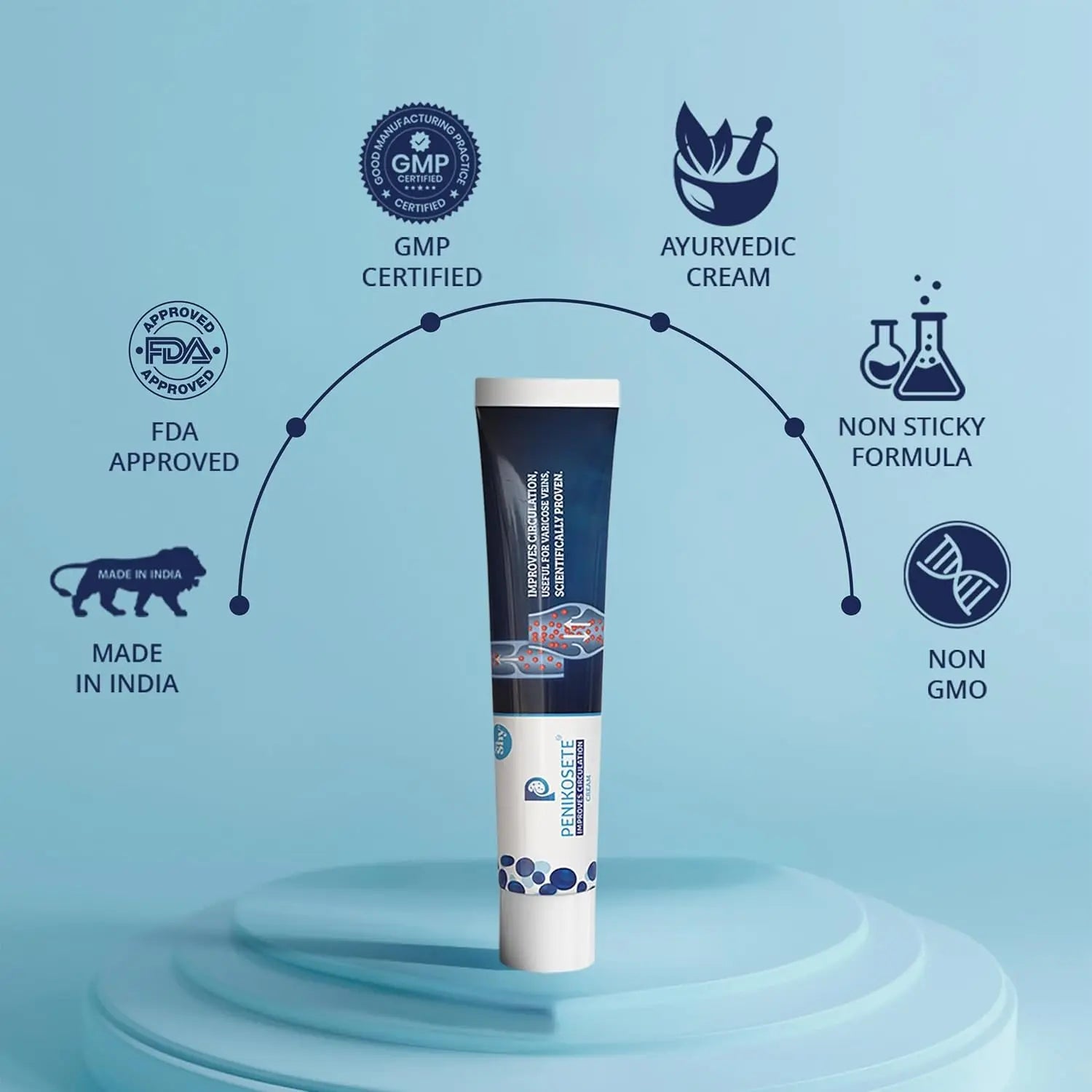 Cream Ayurvedic Solution for Management of Varicose Veins, Spider Veins, Varicocele Helps Reach The Root Cause of varicose Veins Reduces Cramps, Itching & Swelling. Single Tube (25 GMS). Generic uk supplements