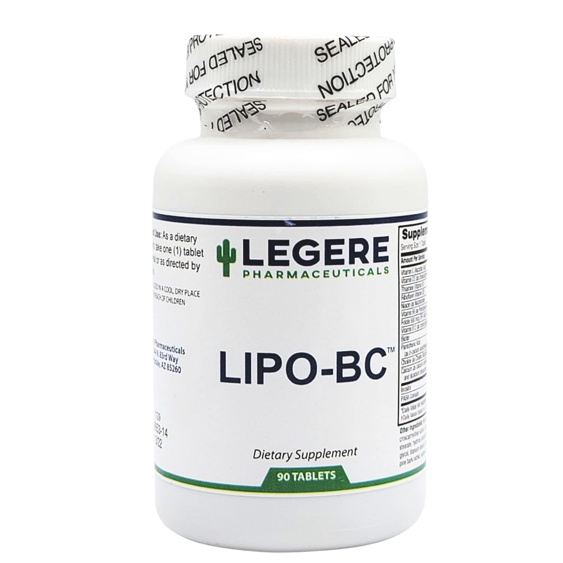 Lipo Bc (90 Tabs) Legere Pharmaceuticals uk supplements