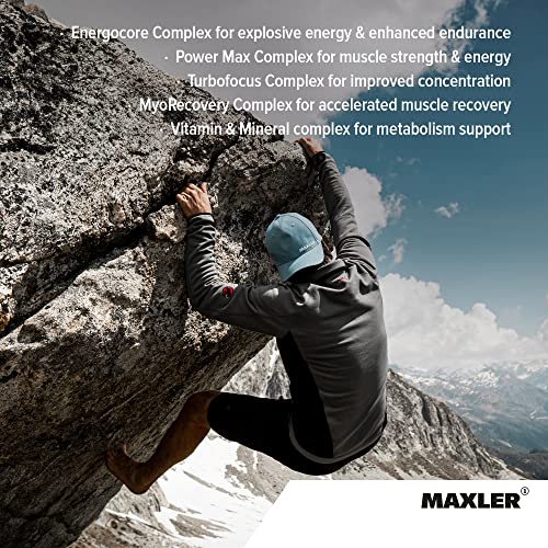 Maxler NRG MAX Pre Workout Powder with Taurine, L Citrulline Malate, Beta Alanine Creatine Maxler uk supplements