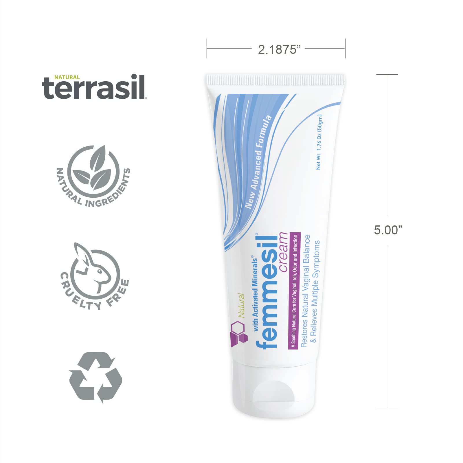 Femmesil Feminine Care Vaginal Health Antifungal Cream for Relief from Yeast Infection, Vaginal Itch & Irritation Aidance uk supplements