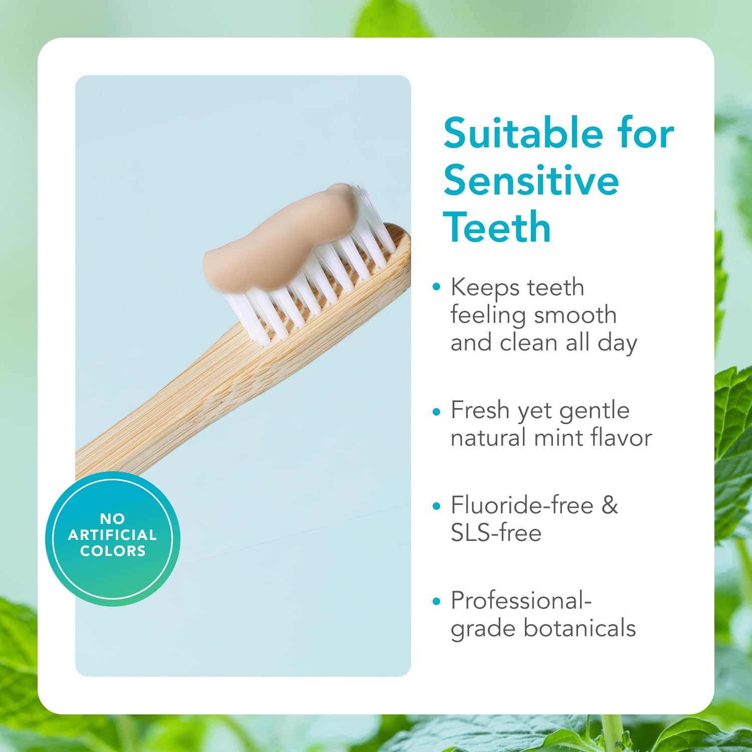 Biocidin Dentalcidin Fluoride Free Teeth Whitening Toothpaste for Adults - Plant-Based Toothpaste - Promote a Healthy Oral Microbiome, Remove Biofilm Plaque (3 Oz) Bio-Botanical Research uk supplements