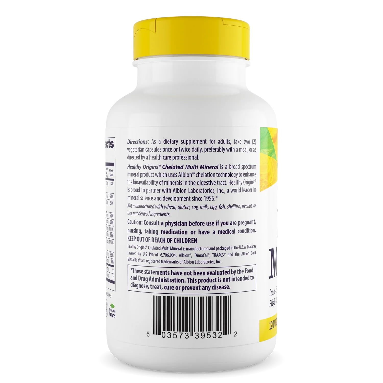 Healthy Origins Chelated Multi Mineral (Albion Minerals, Bioavailable, Non-GMO, Gluten Free), 240 Veggie Caps Healthy Origins uk supplements