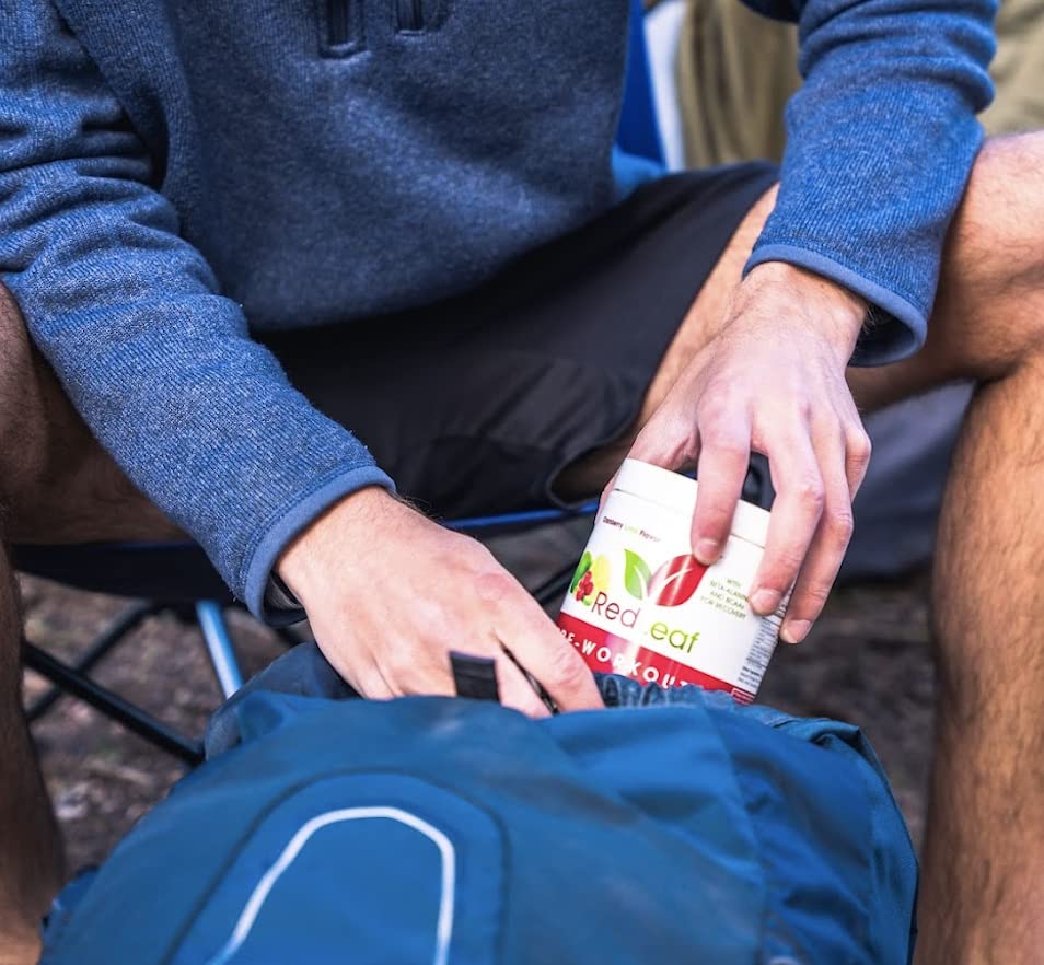 Red Leaf Pre Workout Energizer Powder, BCAA's, Beta-Alanine, Amino Acids and Green Tea Red Leaf uk supplements