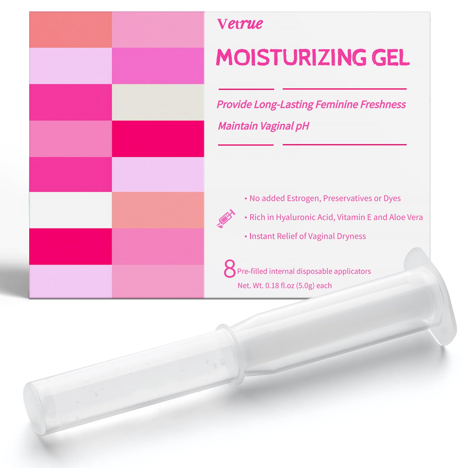 vetrue Vaginal Moisturizing Gel, pH-Balanced Formula with Hyaluronic Acid, Aloe Vera vetrue uk supplements