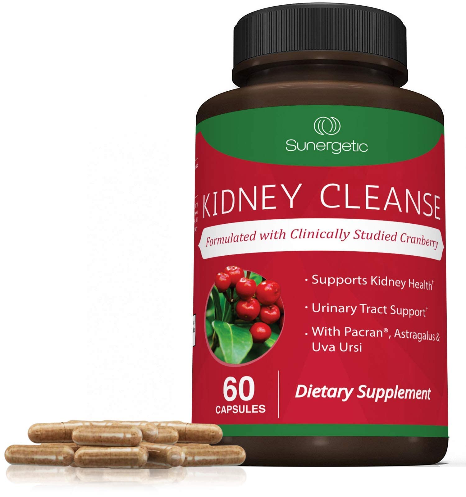 Premium Kidney Cleanse Supplement – Powerful Kidney Support Formula with Cranberry Sunergetic uk supplements