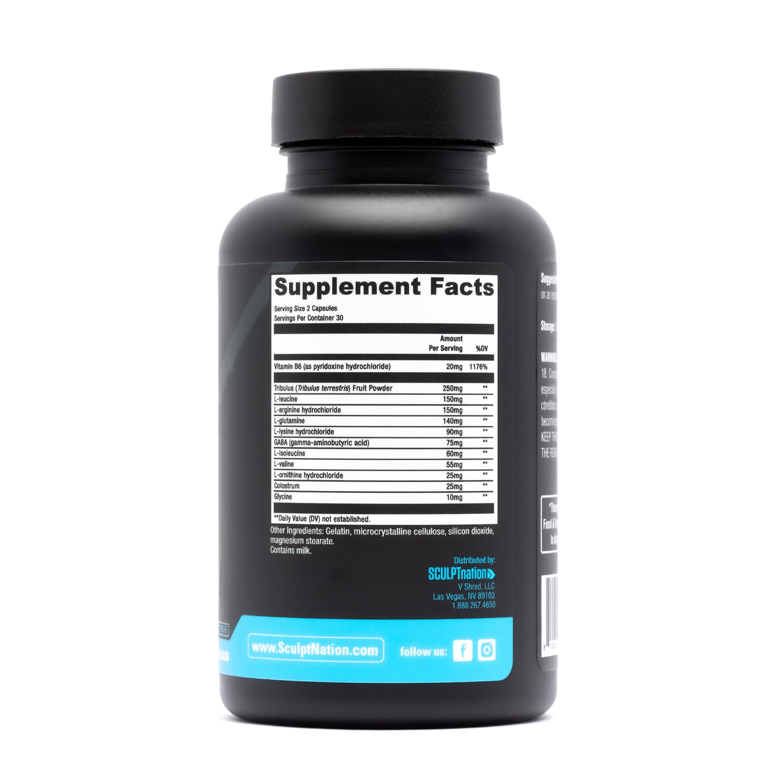 Sculpt Nation by V Shred L Arginine, Tribulus Terrestris & Amino Acids for Energy Sculpt Nation uk supplements