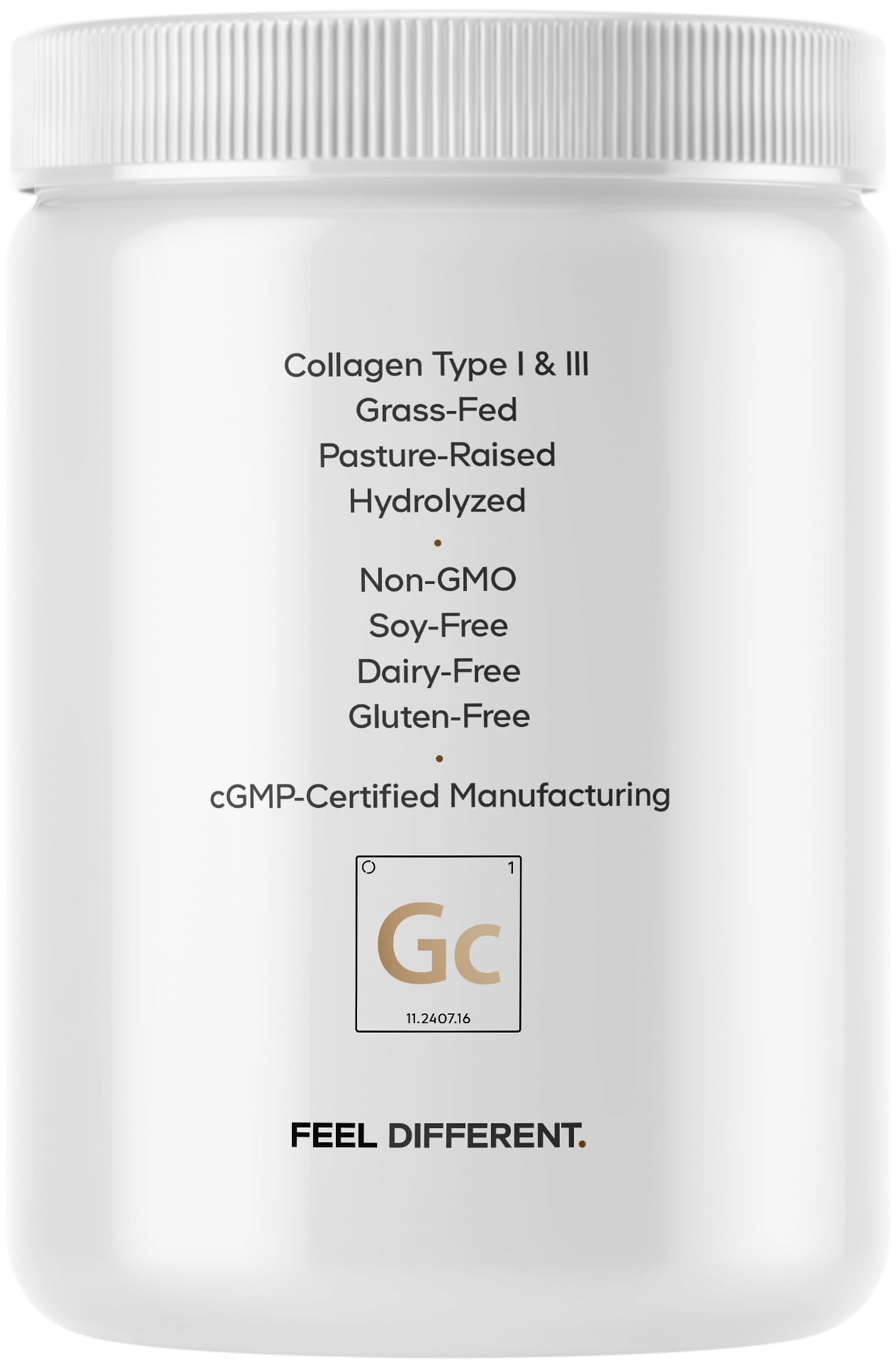 Codeage GLP-1 Collagen Powder Supplement - Nextida GC Collagen Peptides - GLP 1 Support - Hydrolyzed, Grass-Fed, Type I & III, Unflavored - Non-GMO, Gluten-Free, Dairy-Free - 10.58 Oz Codeage uk supplements