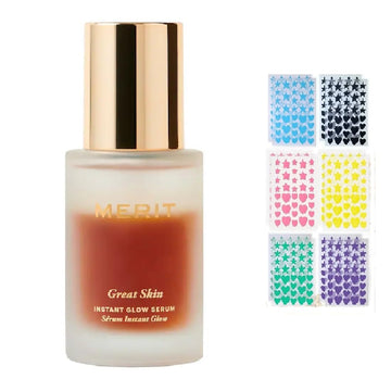 M Great Skin Instant Glow Serum with Niacinamide and Hyaluronic Acid (1.69 oz / 50 ml) + Bonus Acne Patch (36 Pieces) Tea Tree Oil Facial Water Gel NAPH uk supplements
