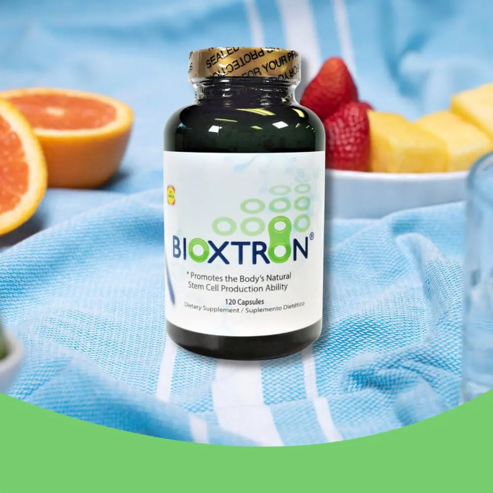 Bioxtron Natural AFA Stem Cell Supplement - Joint Support & Muscle Pain - Immune System Support - Natural Blue Green Algae Spirulina - 120 Caps Bioxtron uk supplements