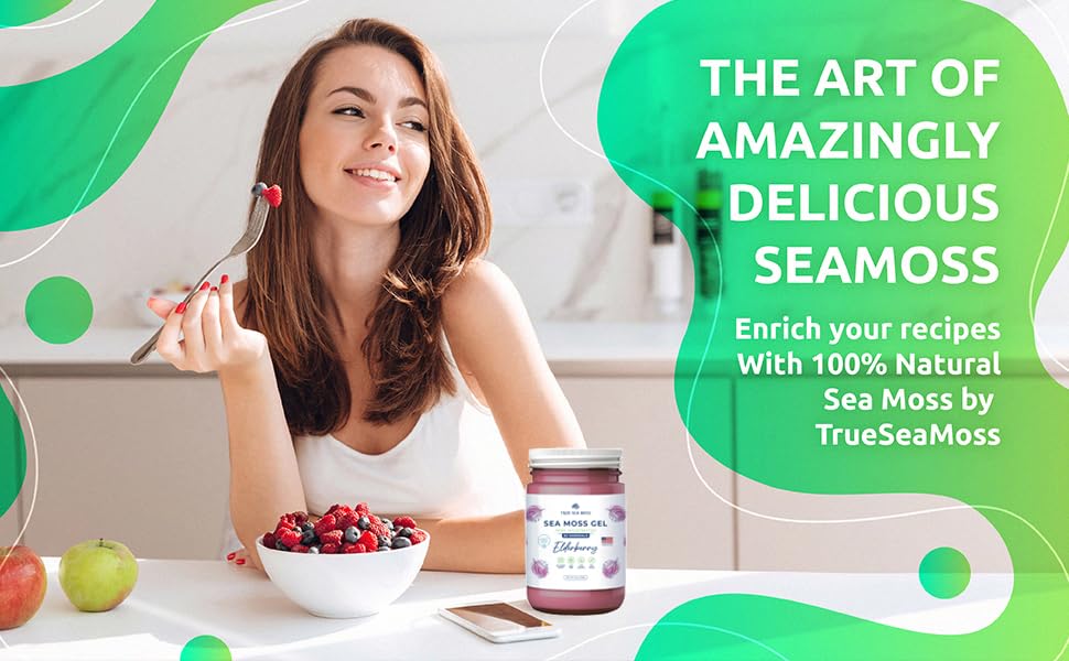 Irish Sea Moss Gel TrueSeaMoss uk supplements