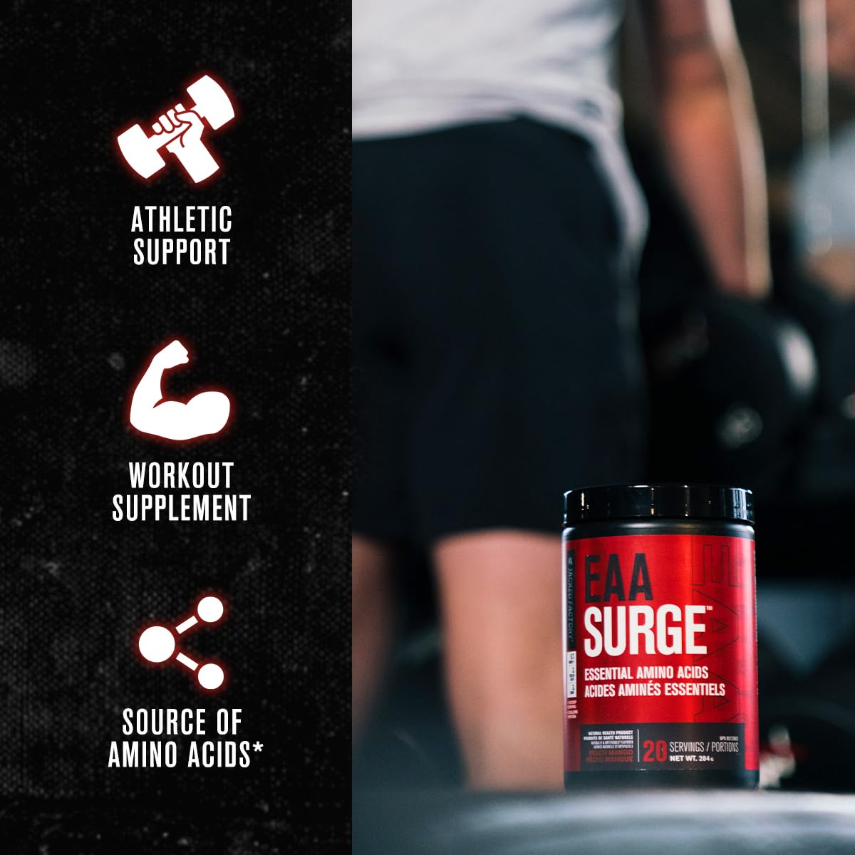 Jacked Factory Nitrosurge Pre-Workout & EAA Surge Essential Amino Acids Bundle Jacked Factory uk supplements