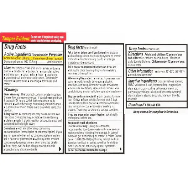 Percogesic Extra Strength Pain Relief | Aspirin Free Dual Action Relief | 40 Coated Caplets (3 Pack) Percogesic uk supplements