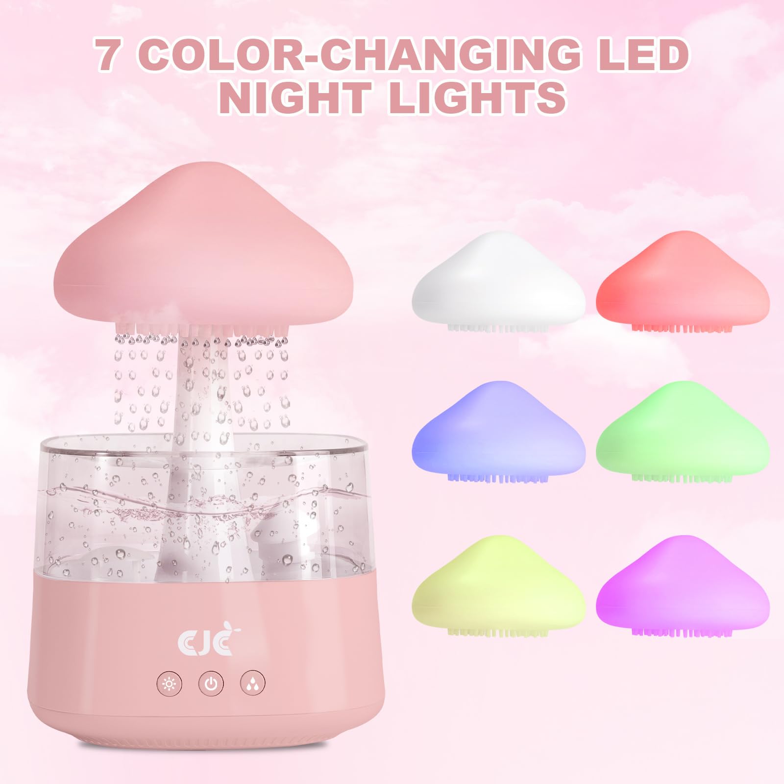 Humidifiers for Bedroom, 7 Color-Changing Led Night Lights, Aromatherapy Essential Oil cjc uk supplements