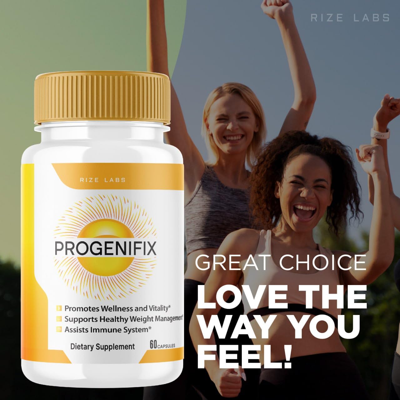 rize labs (2 Pack) Progenifix Weight Loss Supplement, Progenifix Capsules Total Body Wellness rize labs uk supplements