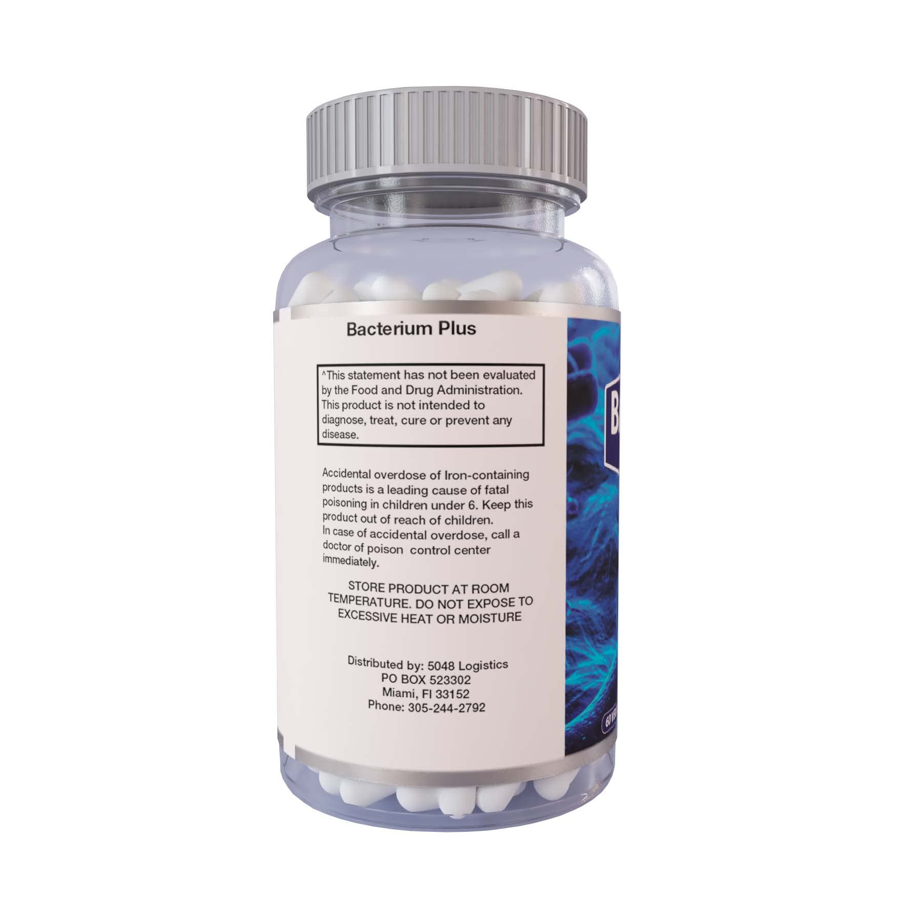 Bacterium Plus - Maximum Strength Probiotics - Probiotic Blend to Improve Instestinal Health, 100% Natural Digestive Supplement - 60 Capsules BACTERIUM PLUS uk supplements